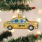 Old World Christmas 2.0 Inch Nyc Taxi Christmas Tree Ornament , Christmas Decor Yellow Black Checkers
